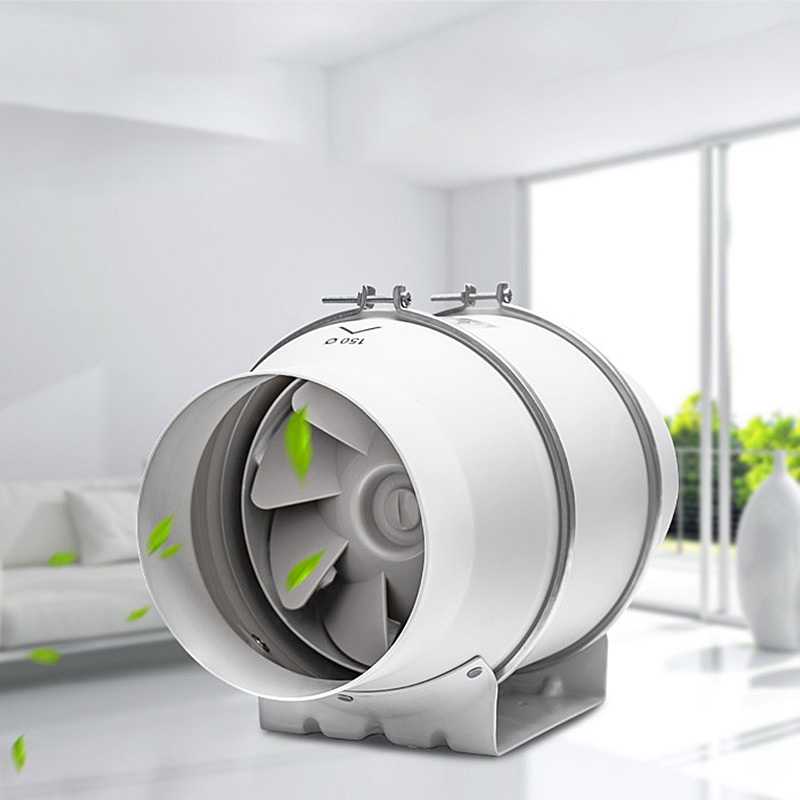 Home Bathroom Vent Fans - 2026 6'' Inline Duct Fan Air
