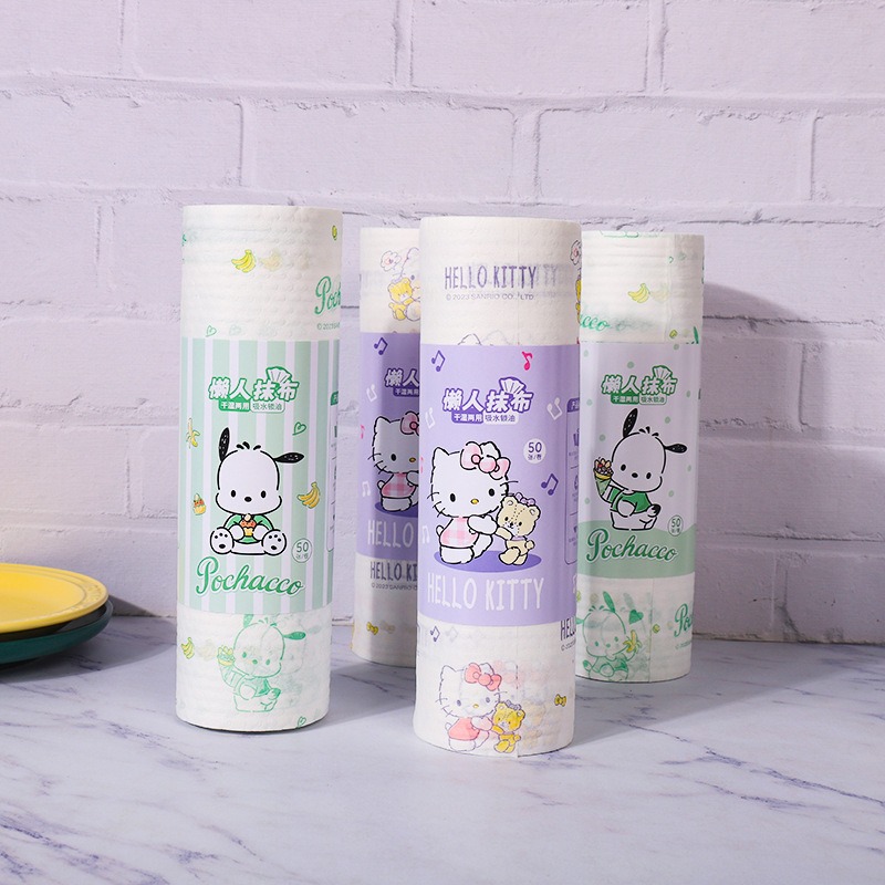 Home Bathroom Movie - 3pcs Hello Kitty Dishcloths Cartoon Home