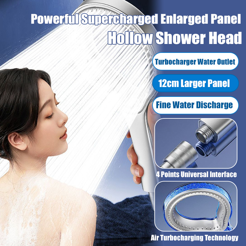 Home Bathroom Water Heater - High Pressure Hollow Showerhead - Bathroom