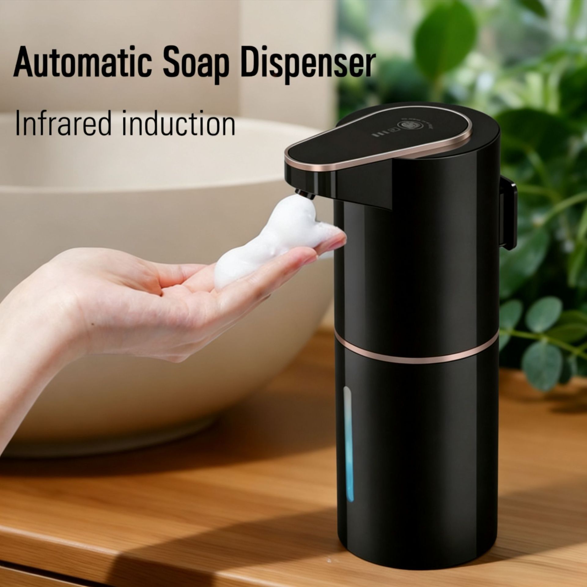 Home Bathroom Wall Soap Dispenser - Electric Soap Dispenser Automatic Induction Foam