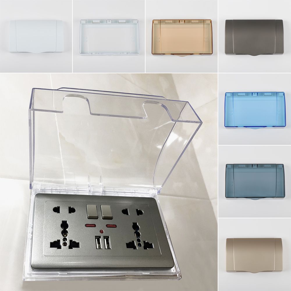 Home Theater Bathroom - 1PC 86 Type Double Socket Protector