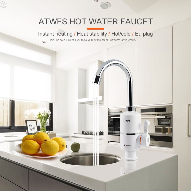 Home Bathroom Water Heater - ATWFS Tankless Electric Newest Water Heater