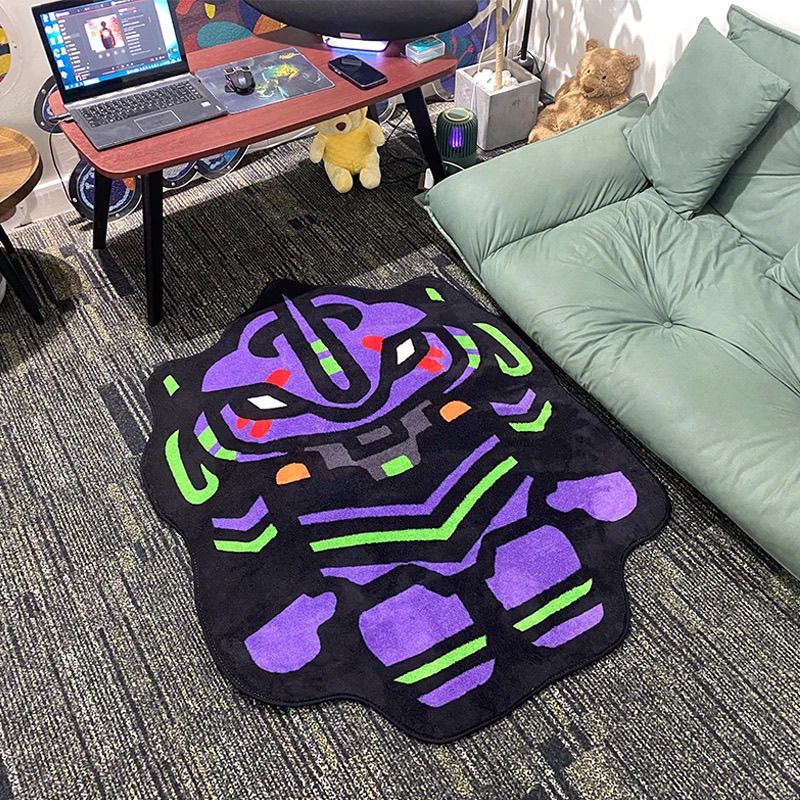 Home Bathroom Movie - NEON GENESIS EVANGELION Designer Plush Rug