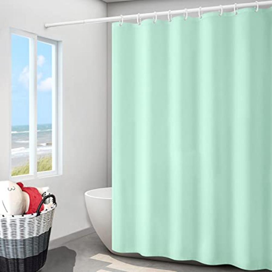 Shower Curtain Liner - Fabric Shower Curtain Liner with Magnets,
