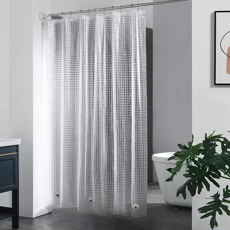 PEVA Gravel Shower Curtain Tra - Shower Curtain Liner ulasan dan harga
