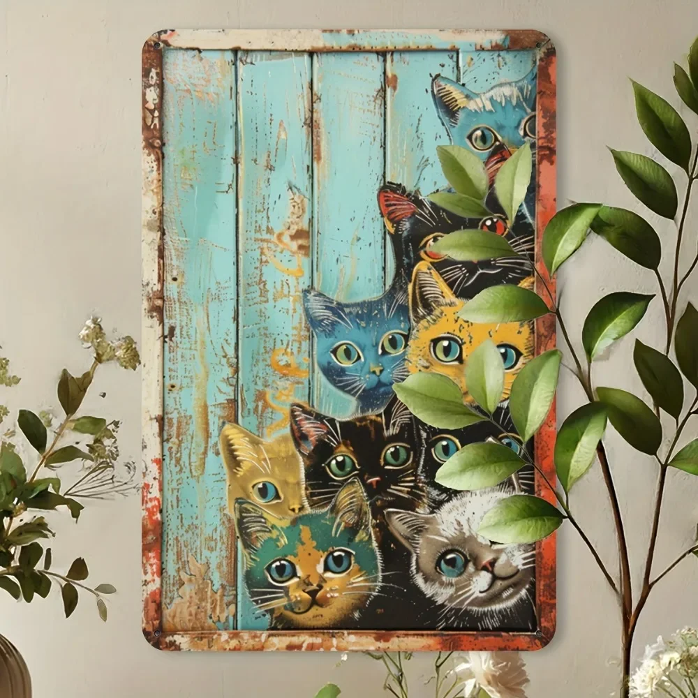 1pc 20x30cm Iron Metal  Sign V - Home Bathroom Wall Art ulasan dan harga
