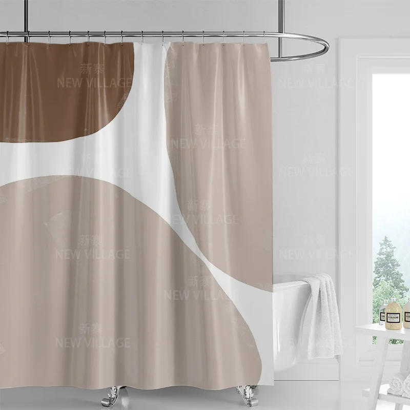 Abstract Geometric Graffiti Sh - Shower Curtain Liner ulasan dan harga