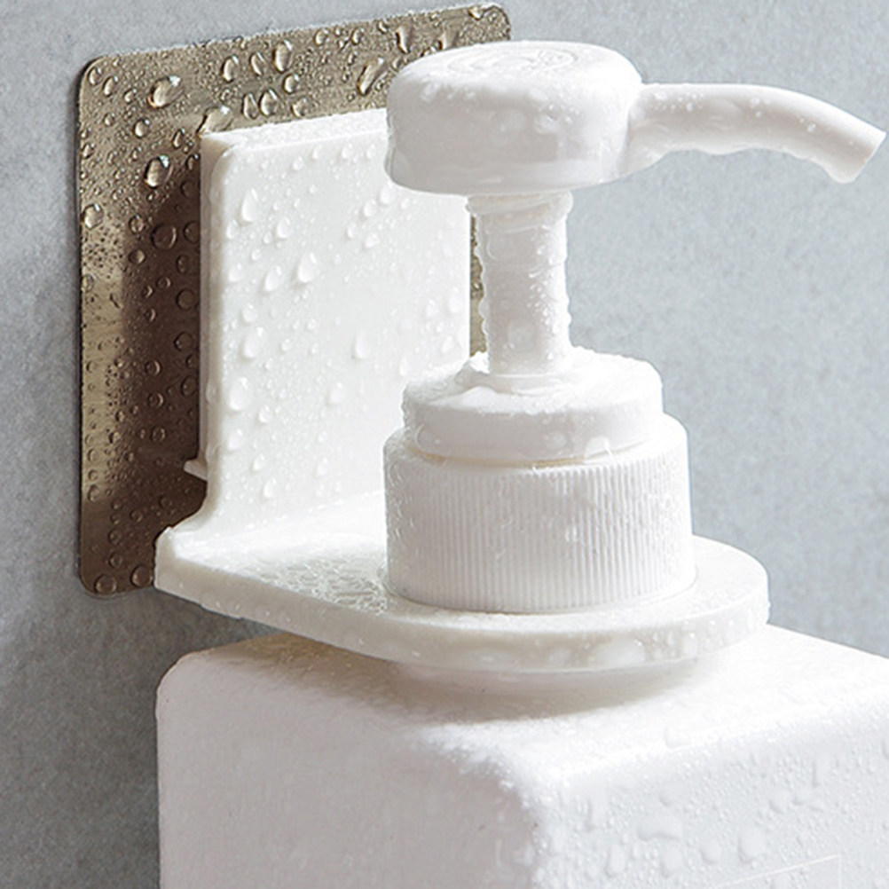 4Pcs Bottle Clamp Self Adhesiv - Home Bathroom Wall Soap Dispenser ulasan dan harga