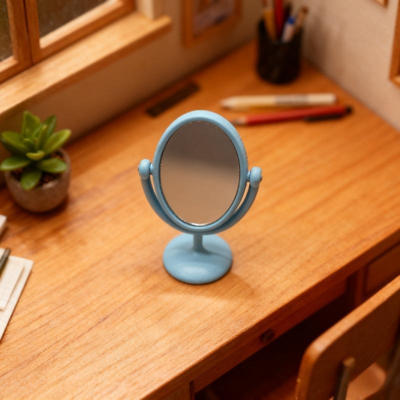 1Pcs Miniature Retro Mirror Dr - Home Theater Bathroom ulasan dan harga