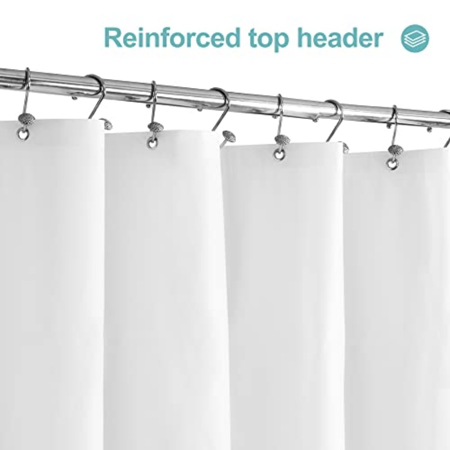 White Shower Curtain Liner wit - Shower Curtain Liner ulasan dan harga