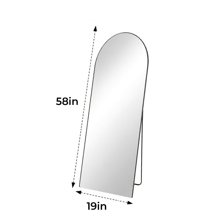 Arched Full Length Mirror Alum - Home Theater Bathroom ulasan dan harga