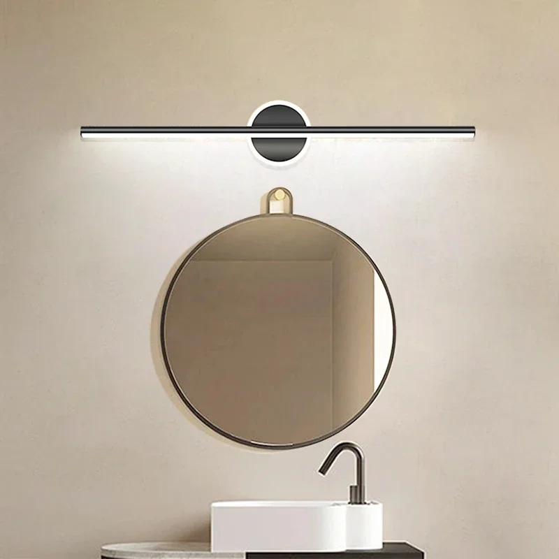 Modern LED Mirror Lamp 40/55cm - Home Theater Bathroom ulasan dan harga