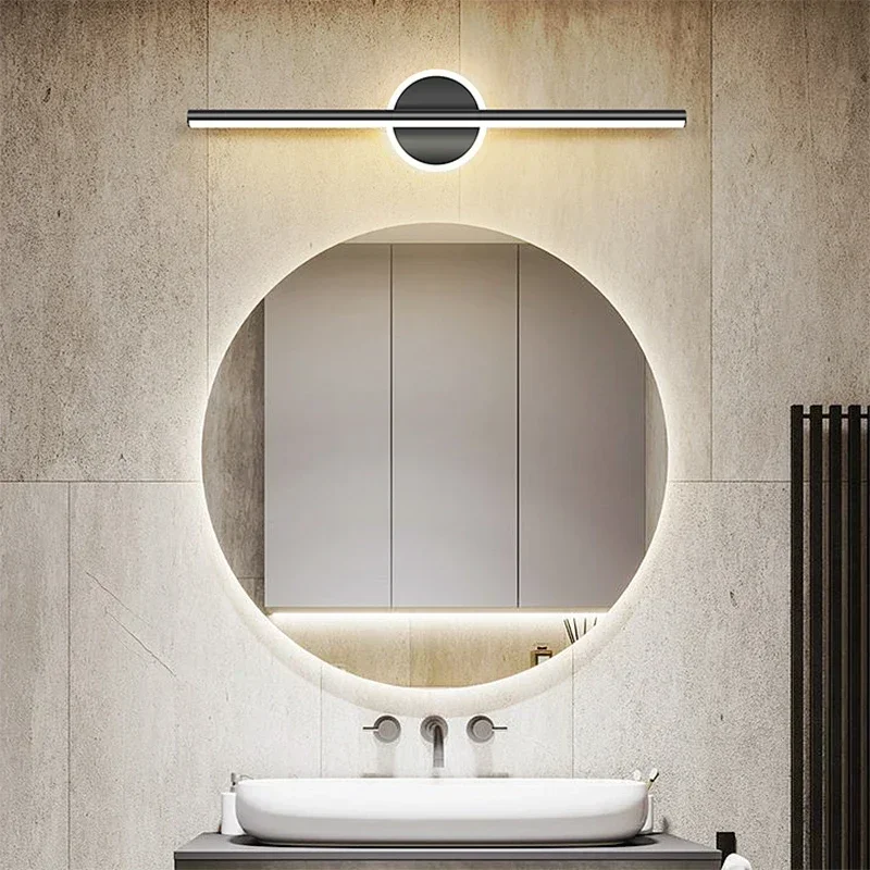 Modern LED Mirror Lamp 40/55cm - Home Theater Bathroom ulasan dan harga