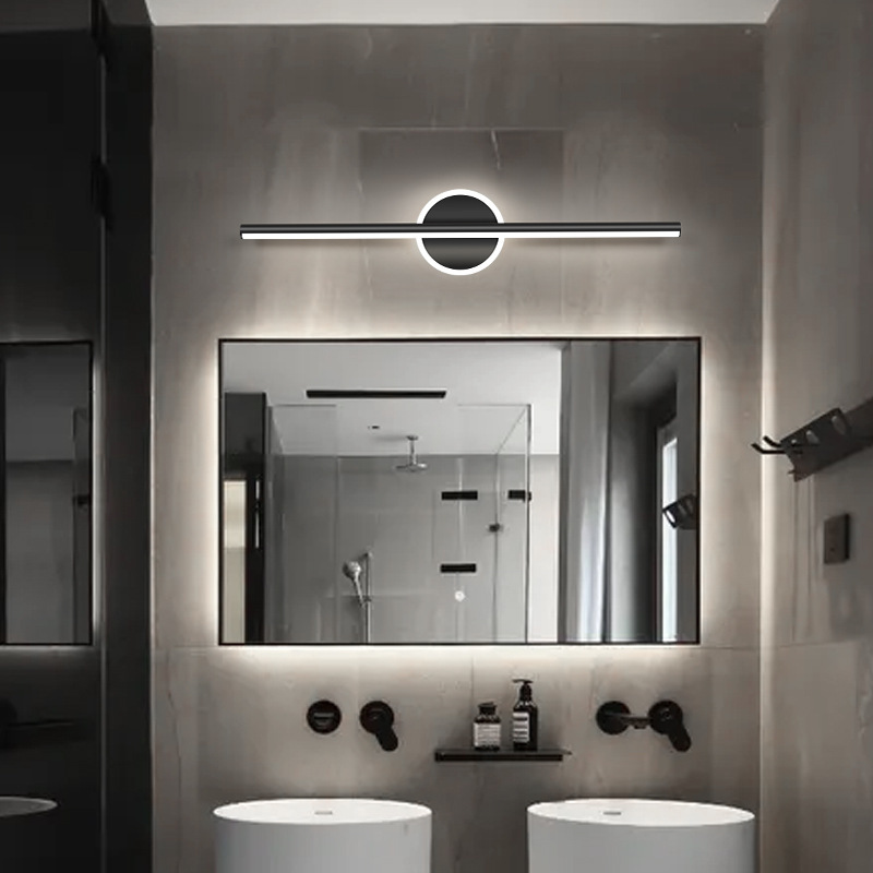 Modern LED Mirror Lamp 40/55cm - Home Theater Bathroom ulasan dan harga