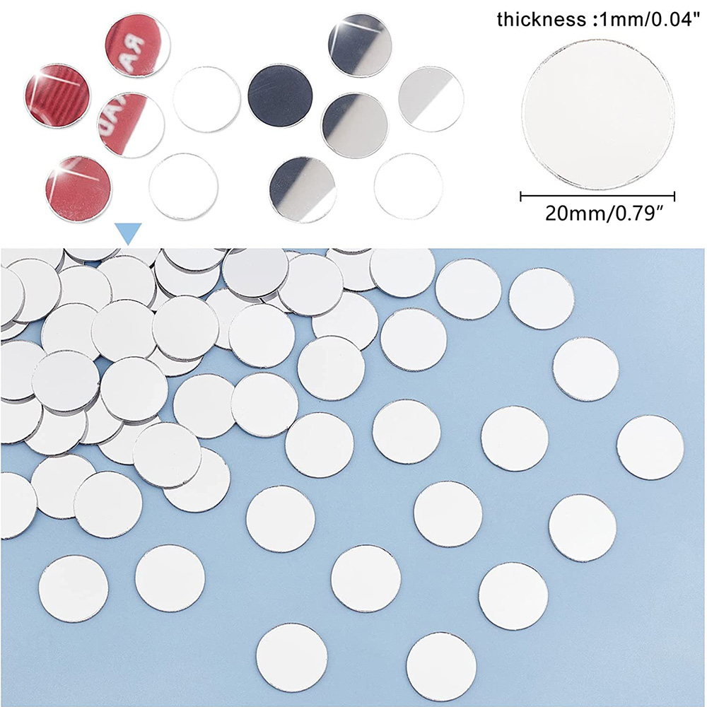 50PCS Round Mini Mosaic Tiles  - Home Theater Bathroom ulasan dan harga