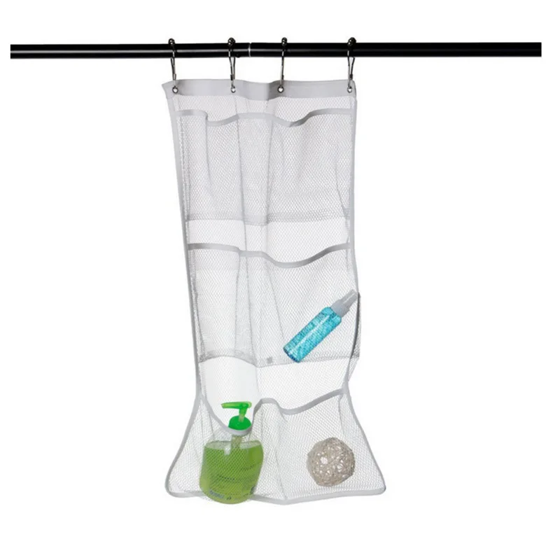 1 Set 6Packet Quick Dry Mesh P - Shower Curtain Liner ulasan dan harga