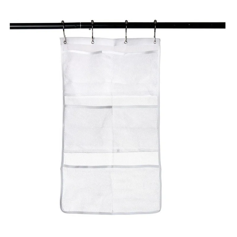 1 Set 6Packet Quick Dry Mesh P - Shower Curtain Liner ulasan dan harga