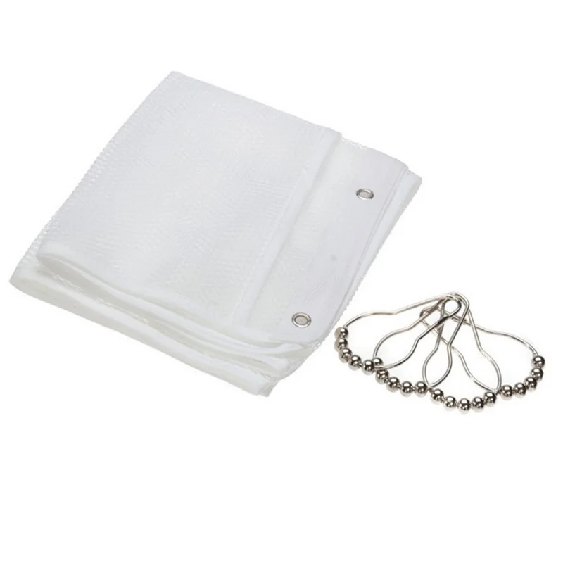 1 Set 6Packet Quick Dry Mesh P - Shower Curtain Liner ulasan dan harga