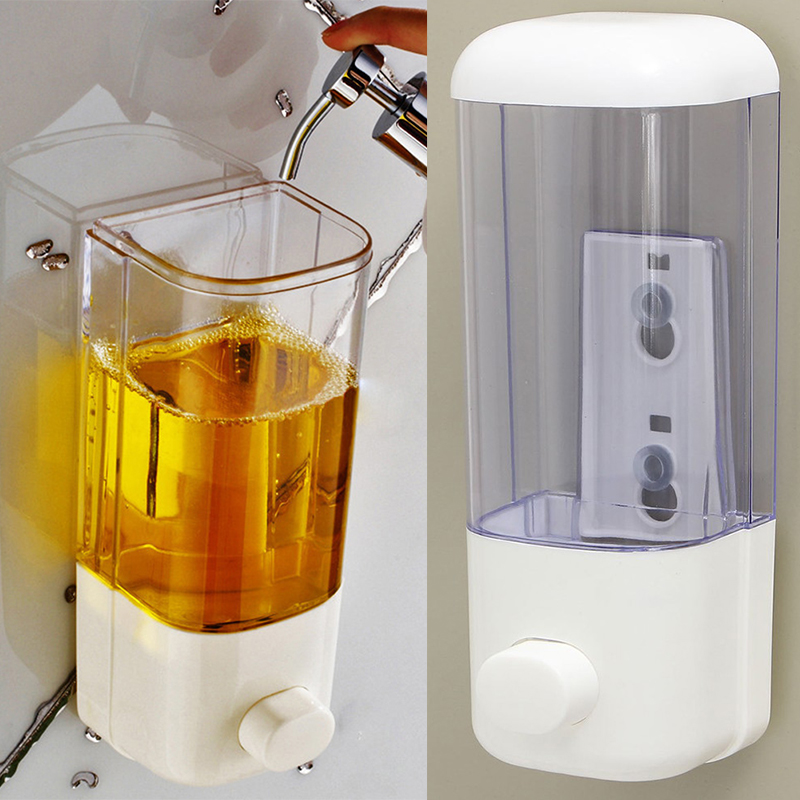 500ML Wall Mounted Soap Dispen - Home Bathroom Wall Soap Dispenser ulasan dan harga