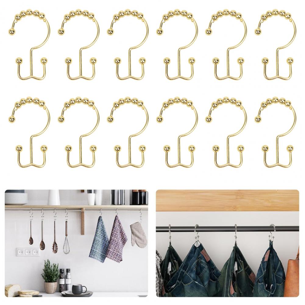 12pc Metal Shower Curtain Ring - Shower Curtain Liner ulasan dan harga