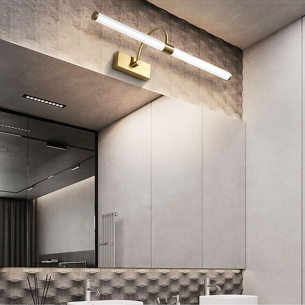 Modern Brass Acrylic LED Wall  - Home Theater Bathroom ulasan dan harga