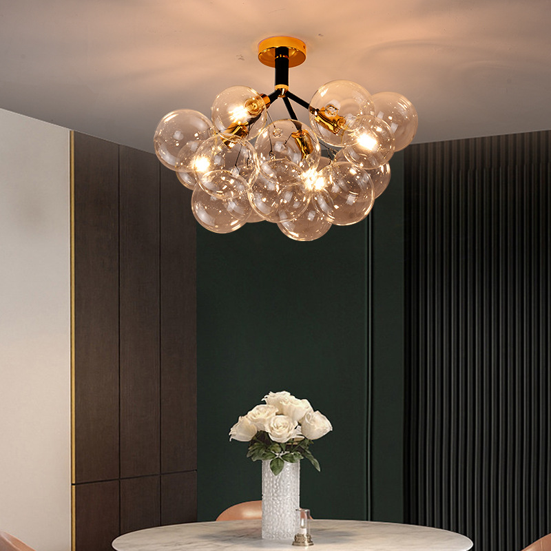 Modern Clear Bubble Ceiling li - Home Hardware Bathroom Lighting ulasan dan harga