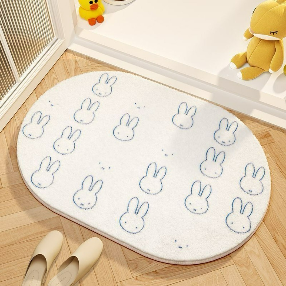 Miffy Cartoon Floor Mat Soft I - Home Bathroom Movie ulasan dan harga