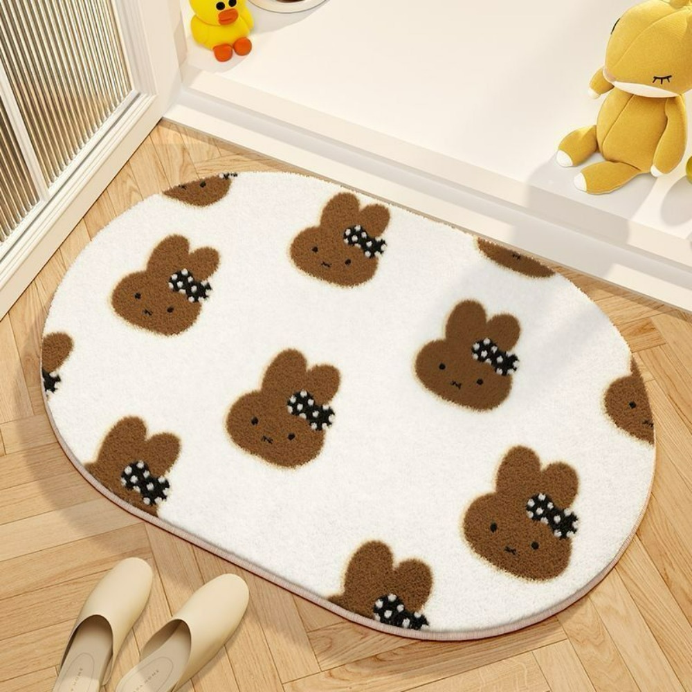 Miffy Cartoon Floor Mat Soft I - Home Bathroom Movie ulasan dan harga