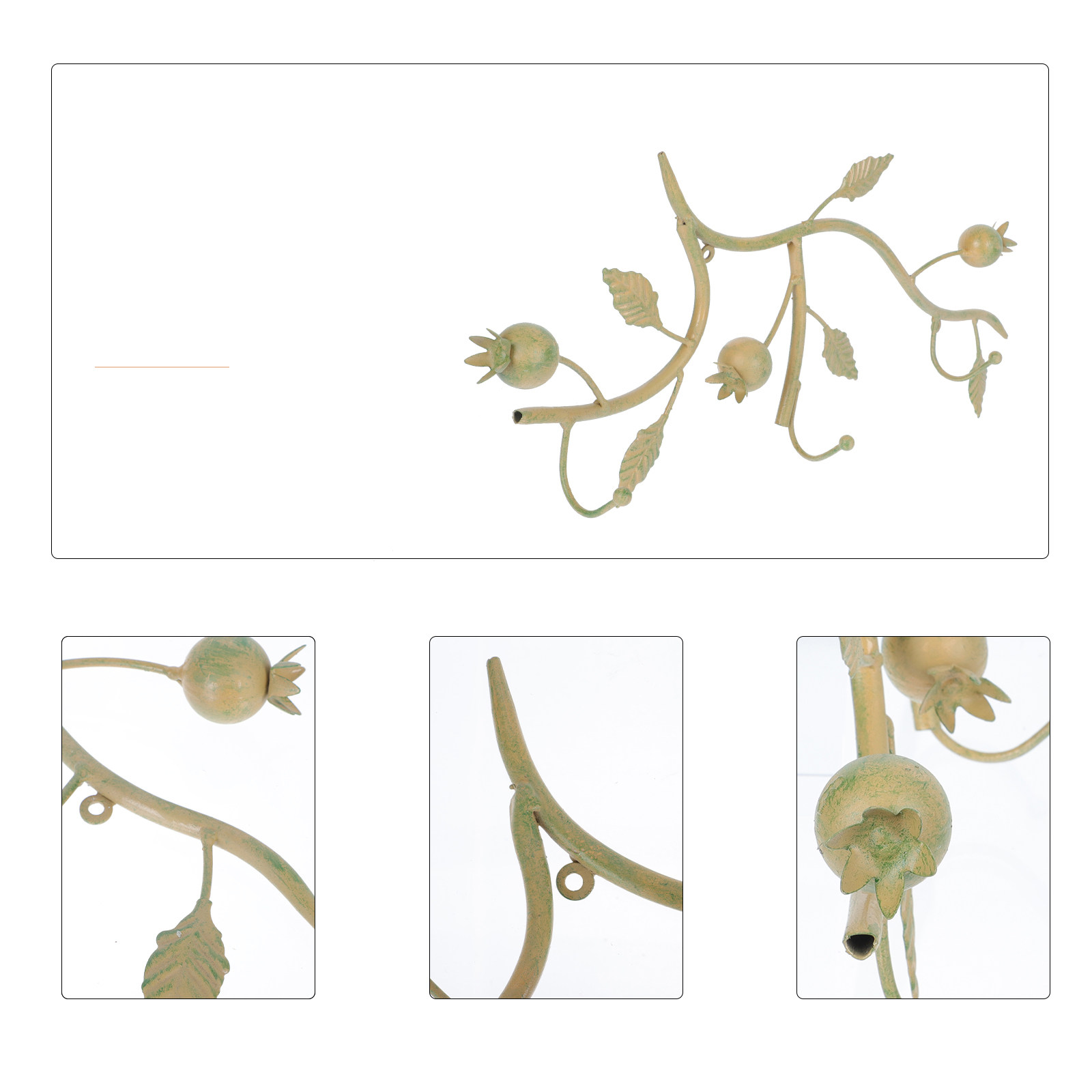 1Pcs Iron Art Hook Vintage Rus - Home Bathroom Wall Art ulasan dan harga