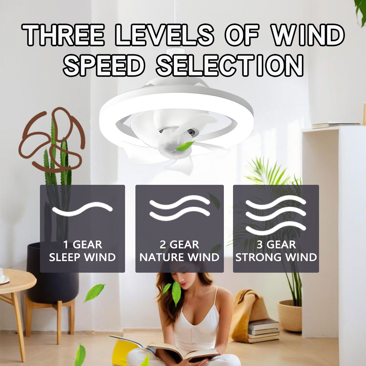 360°Rotating E27 Ceiling Fan B - Home Bathroom Ventilation ulasan dan harga