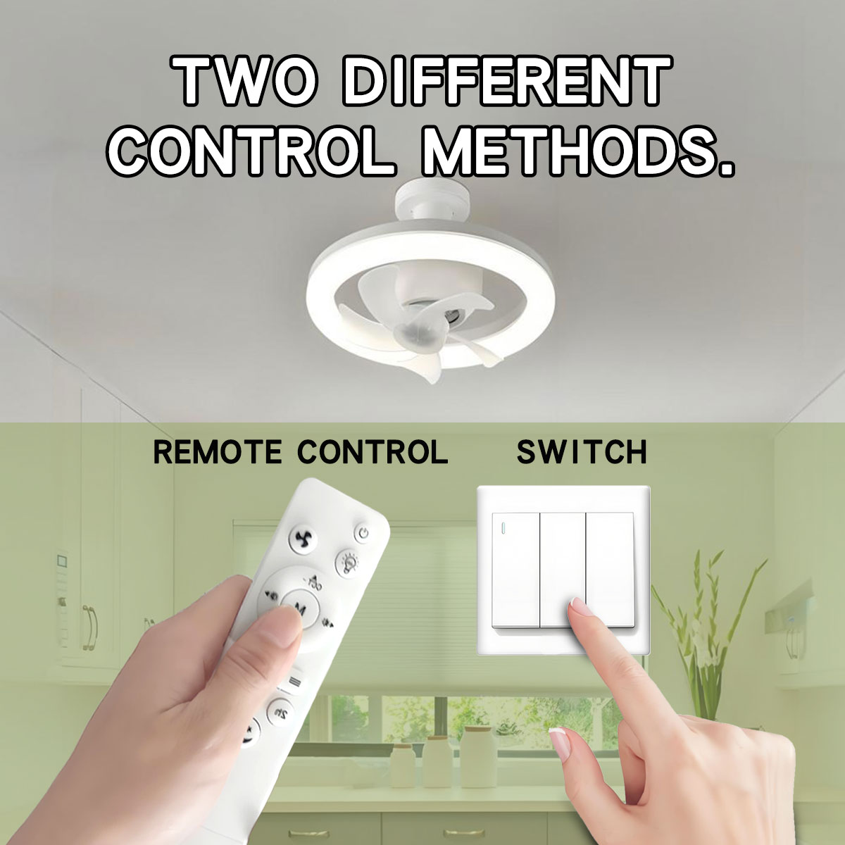 360°Rotating E27 Ceiling Fan B - Home Bathroom Ventilation ulasan dan harga