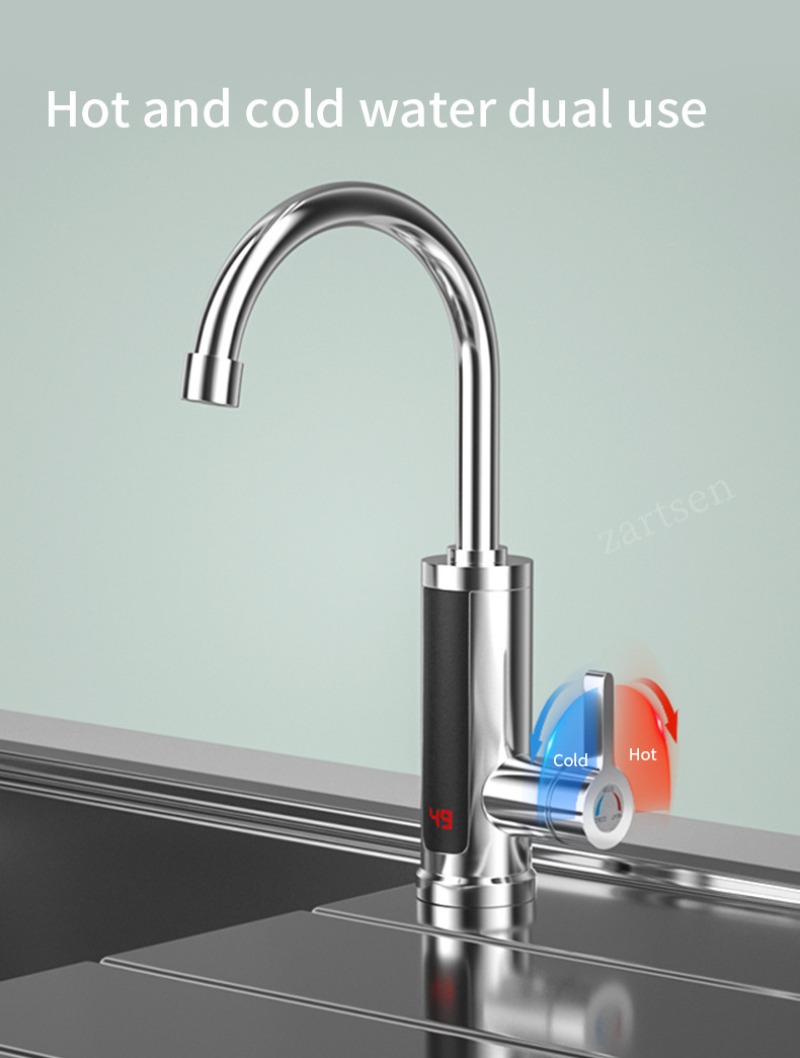 Kitchen Faucets Electric Tap K - Home Bathroom Water Heater ulasan dan harga