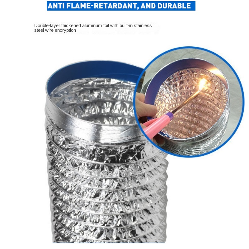 ∅125mm Aluminum Foil Ventilati - Home Bathroom Ventilation ulasan dan harga
