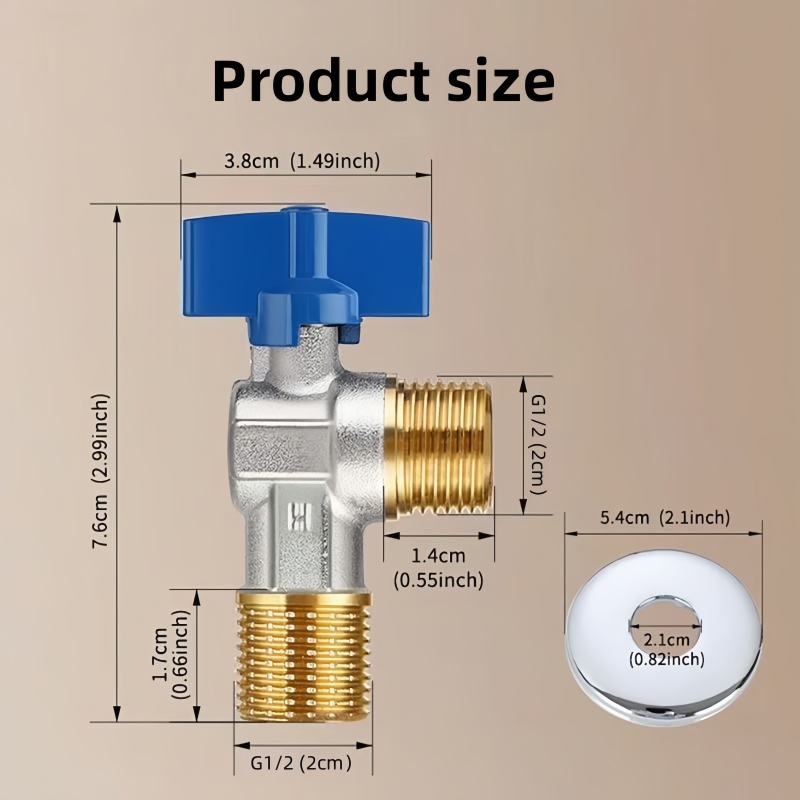Large Flow Bathroom Brass Angl - Home Bathroom Water Heater ulasan dan harga