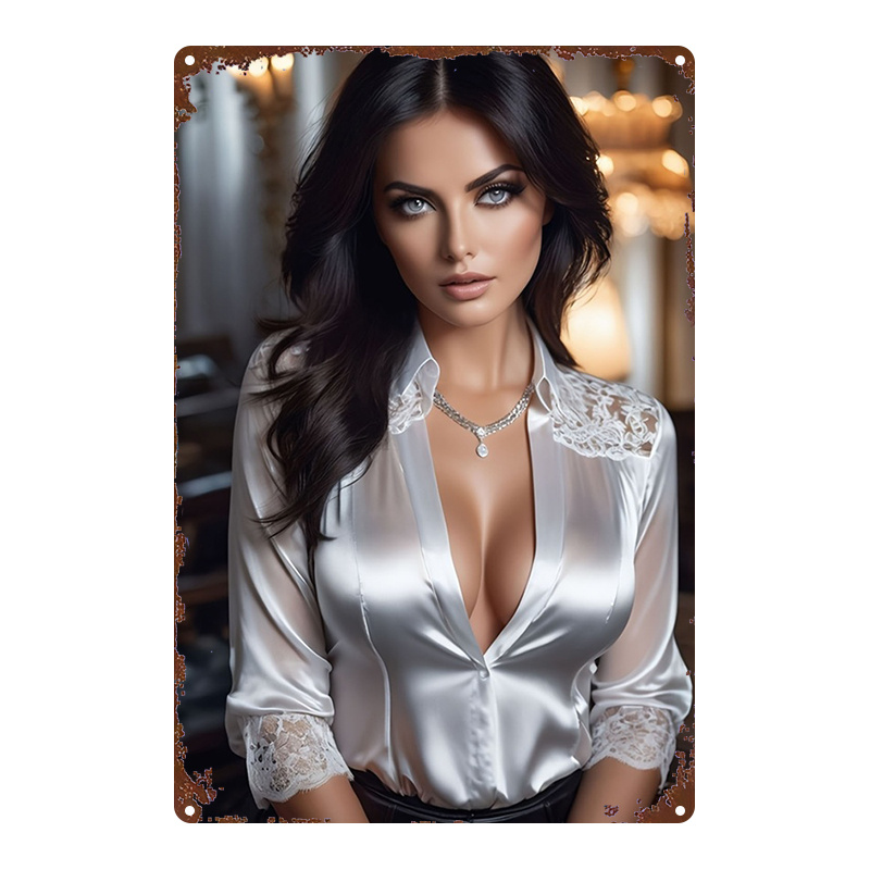 2D Metal Wall Art for Women -  - Home Bathroom Wall Art ulasan dan harga