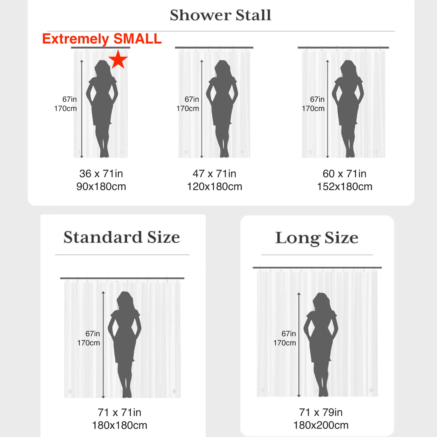 1pc Lightweight Waterproof Cle - Shower Curtain Liner ulasan dan harga