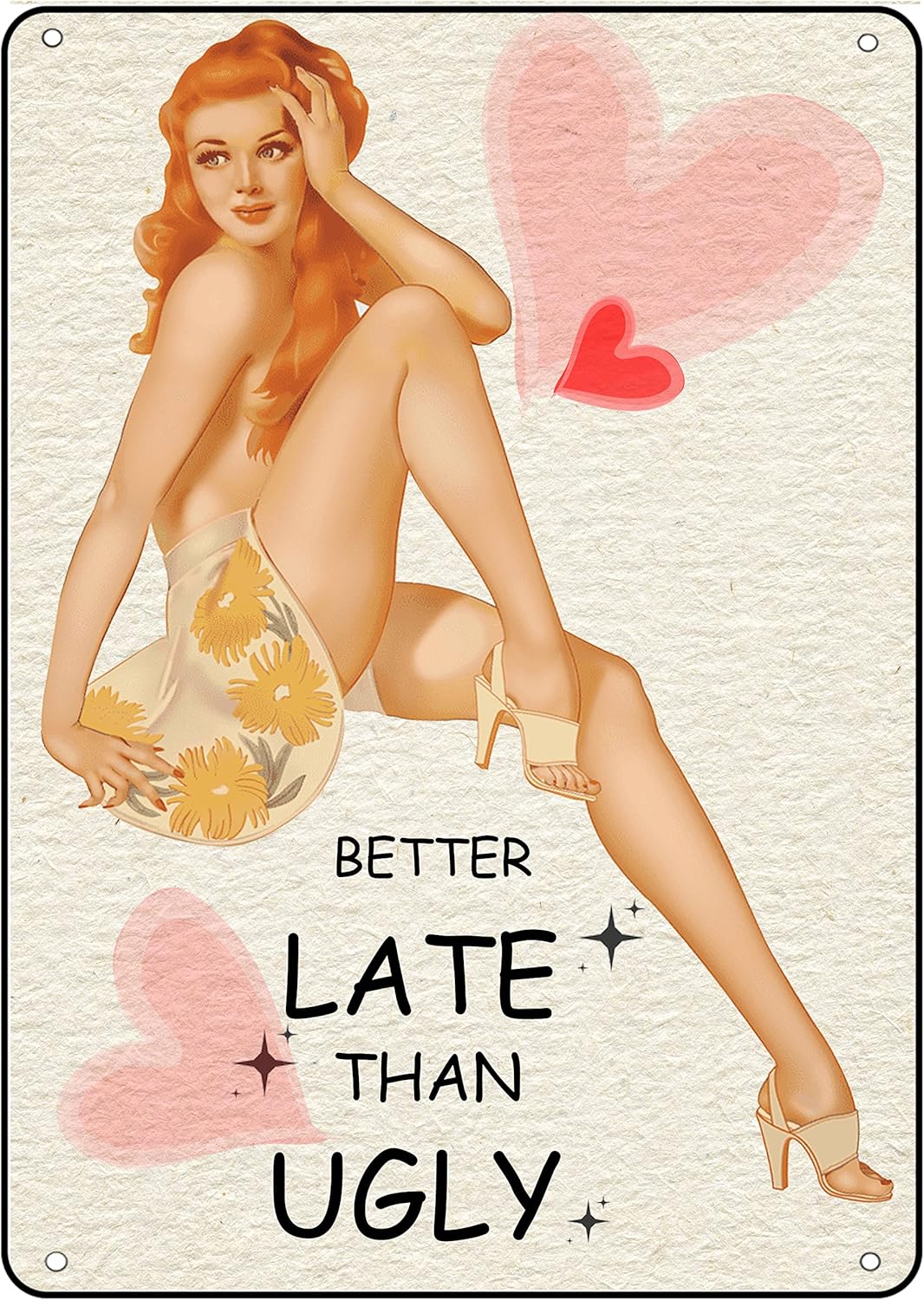 Bathroom Home Pin Up Girl Meta - Home Bathroom Wall Art ulasan dan harga