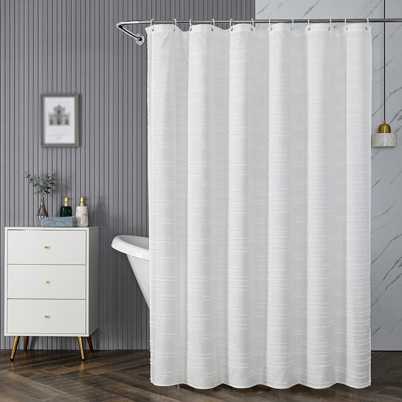 Waterproof Polyester Woven Fab - Shower Curtain Liner ulasan dan harga