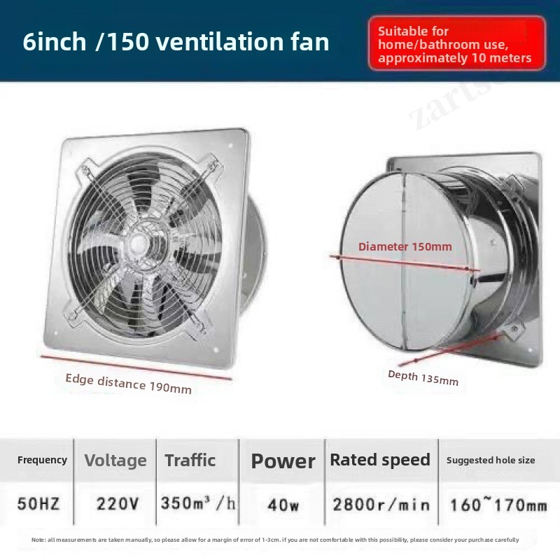 6''8''10'' Booster Fan Extract - Home Bathroom Ventilation ulasan dan harga