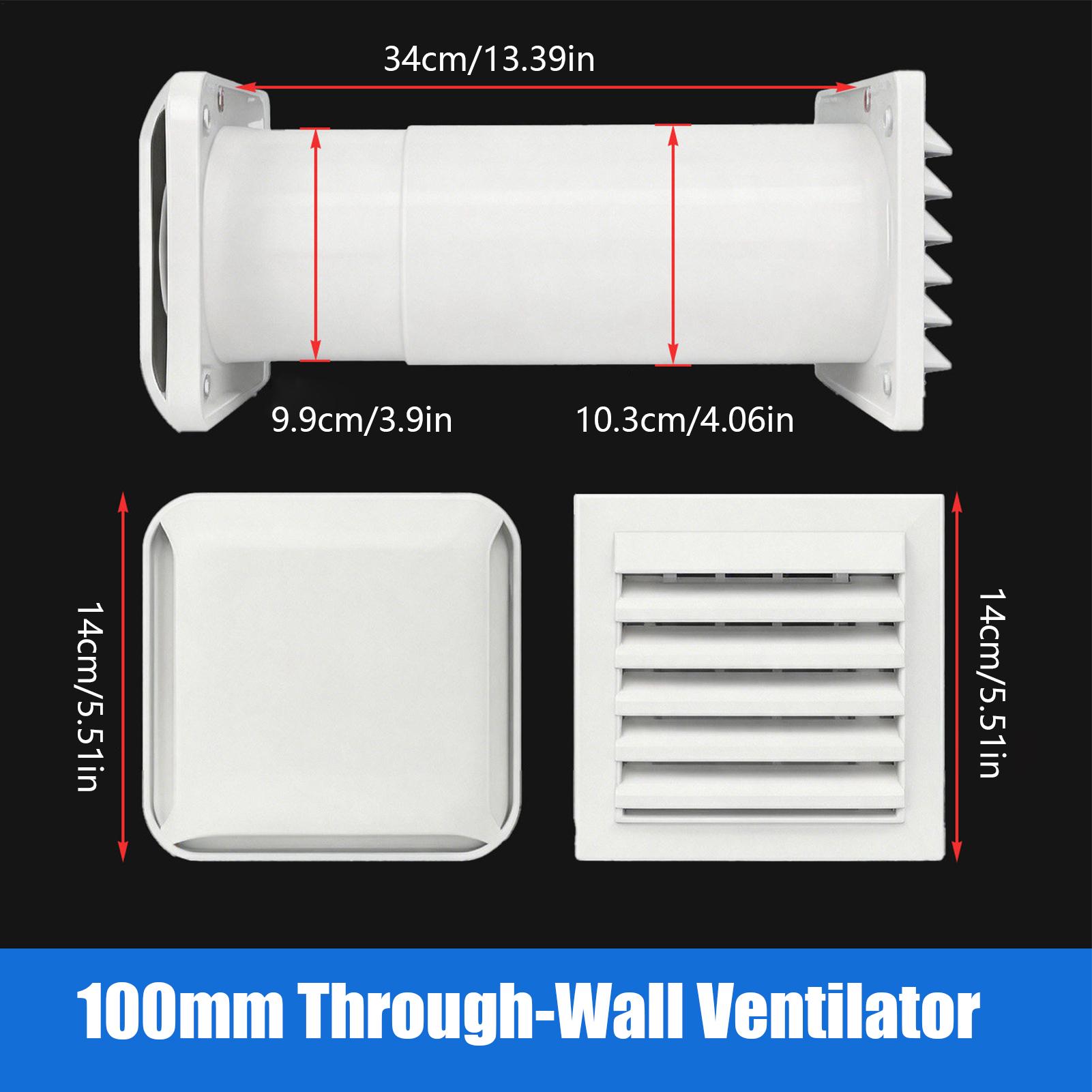 Wall Exhaust Vent Kit Through- - Home Bathroom Vent Fans ulasan dan harga