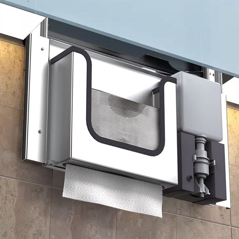 Stainless Steel Hidden Paper T - Home Bathroom Wall Soap Dispenser ulasan dan harga