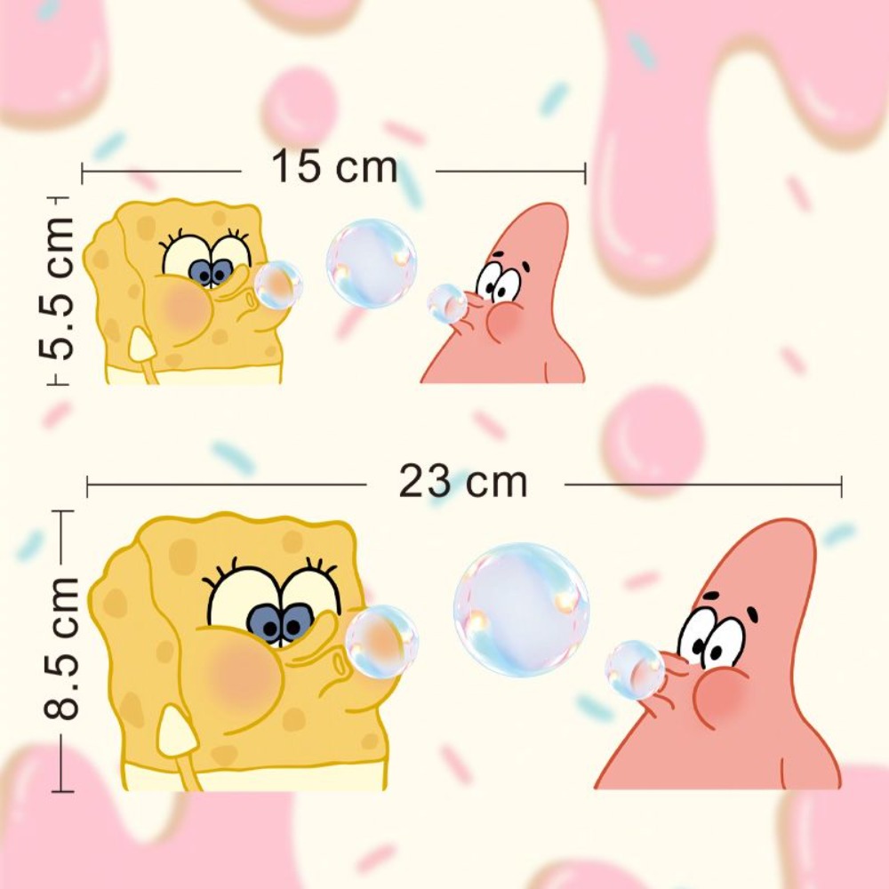 SpongeBob Bathroom Mirror Deca - Home Theater Bathroom ulasan dan harga