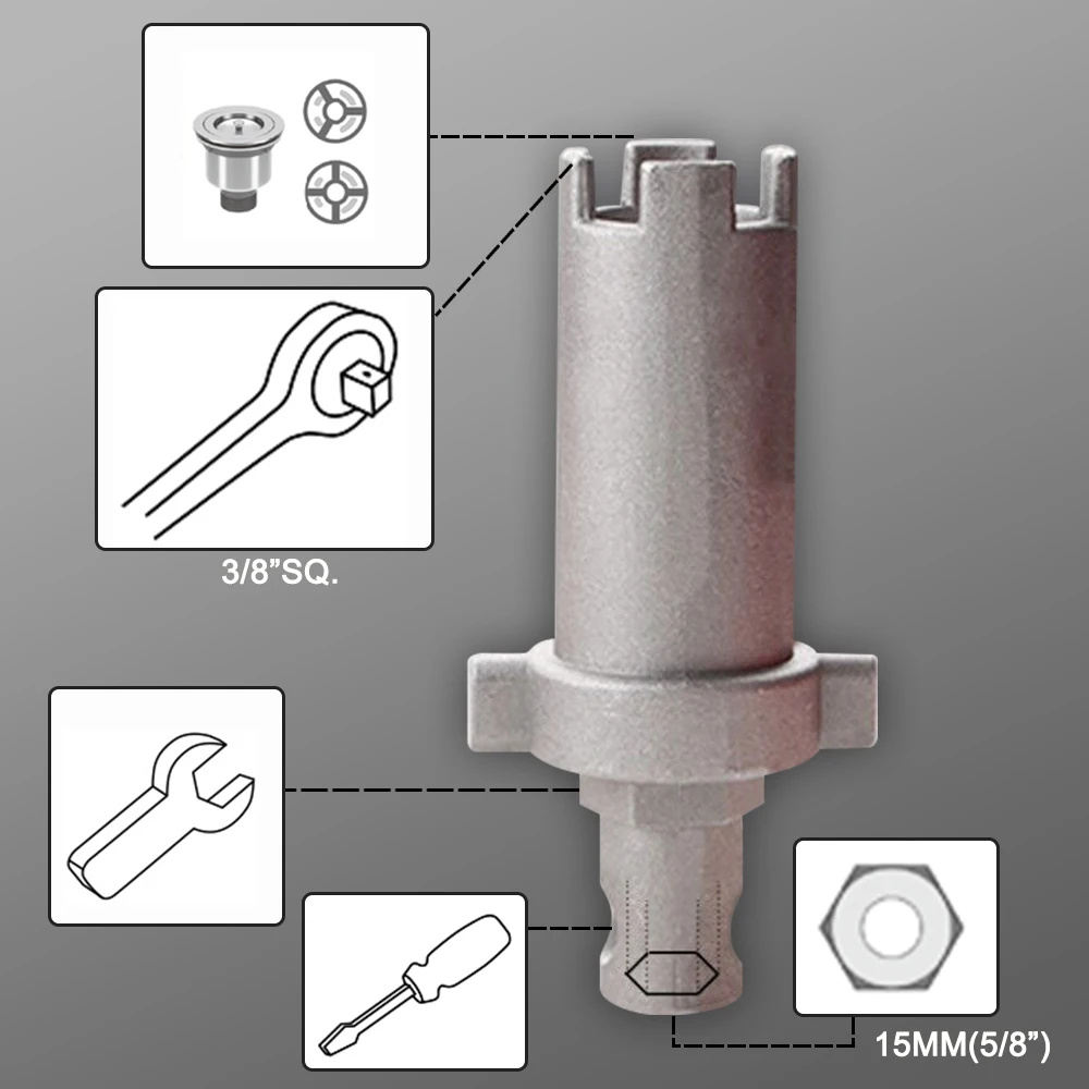 TINSOL Sink Faucet Wrench Anti - Home Bathroom Water Heater ulasan dan harga