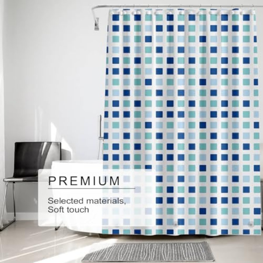 Shower Curtain Liner, 4G PEVA  - Shower Curtain Liner ulasan dan harga