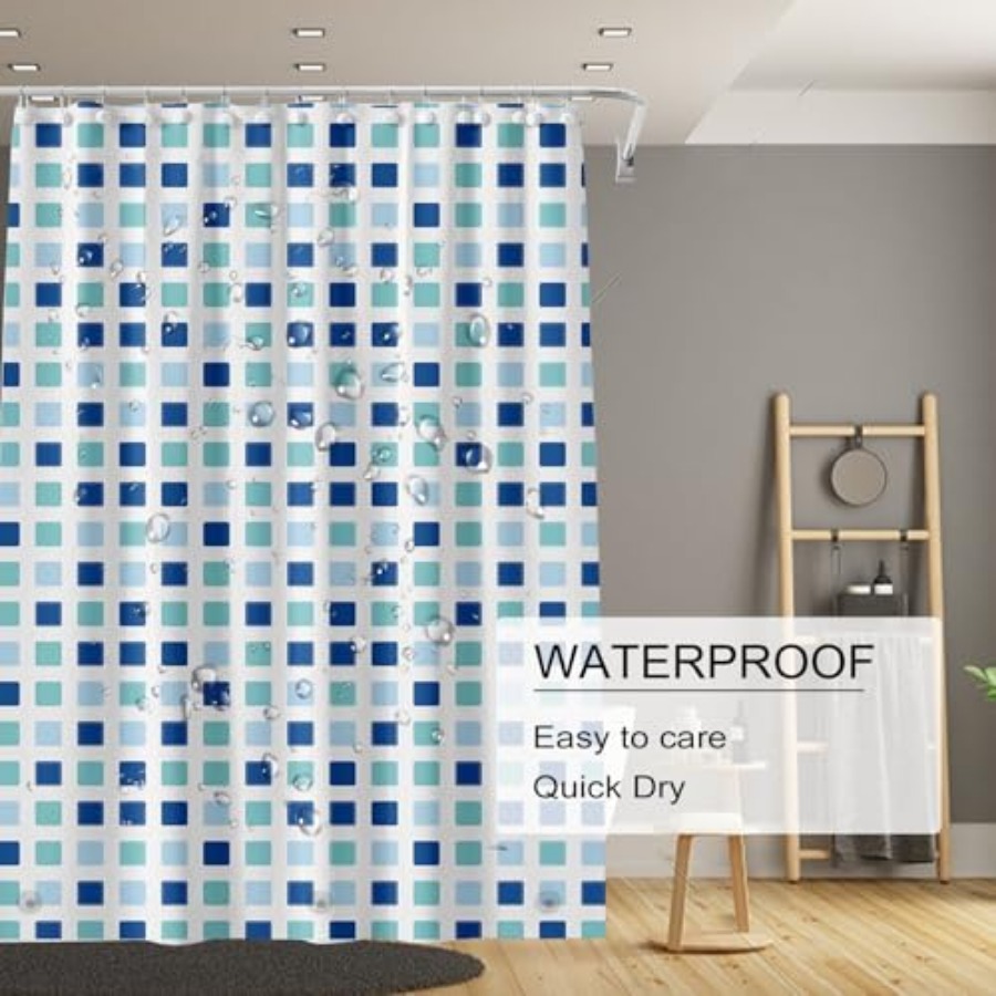 Shower Curtain Liner, 4G PEVA  - Shower Curtain Liner ulasan dan harga