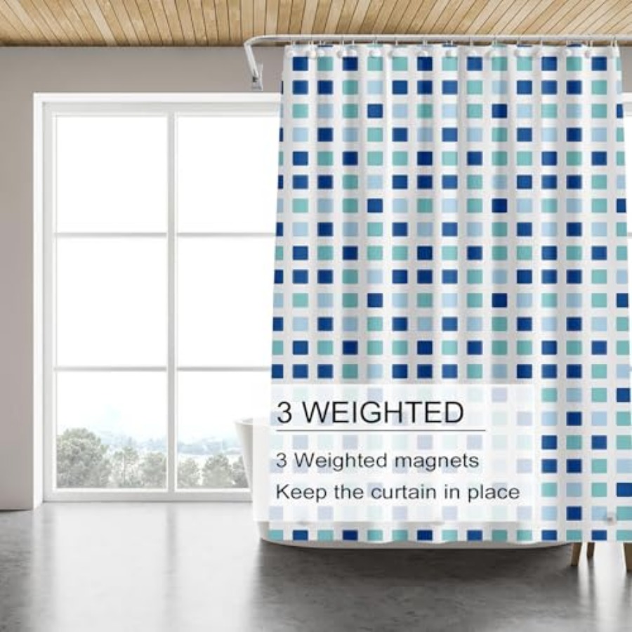 Shower Curtain Liner, 4G PEVA  - Shower Curtain Liner ulasan dan harga
